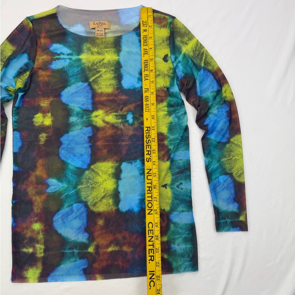 AMB DESIGNS Nuditee Second Skin Wearable Art Print Soft Mesh Sheer Long Sleeve - Picture 10 of 15